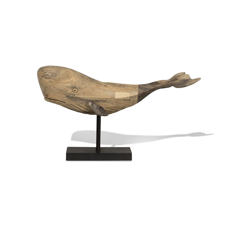 Figurine de support, H 7 po x l 14 po x P 7,5 po, Marron foncé