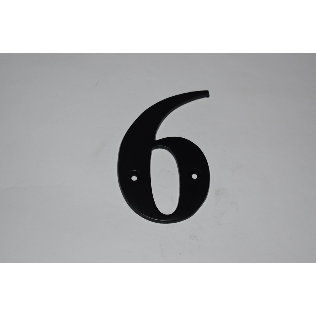 Dravin 14cm H Metal House Number
