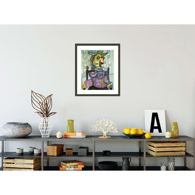 Portrait assis de Dora Maar par Pablo Picasso, impression giclée sur cadre