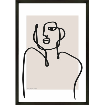 Figure and Form 1 by Romina Gadler - Framed Wall Art