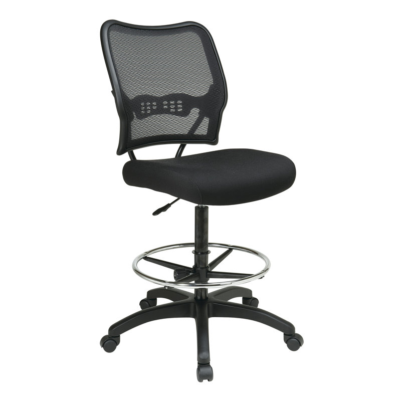 Pascarella Mesh Drafting Chair, SpringFlex - Coal