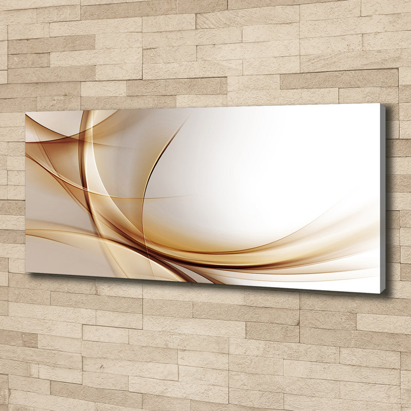 Waves Abstraction - No Frame Print on Canvas