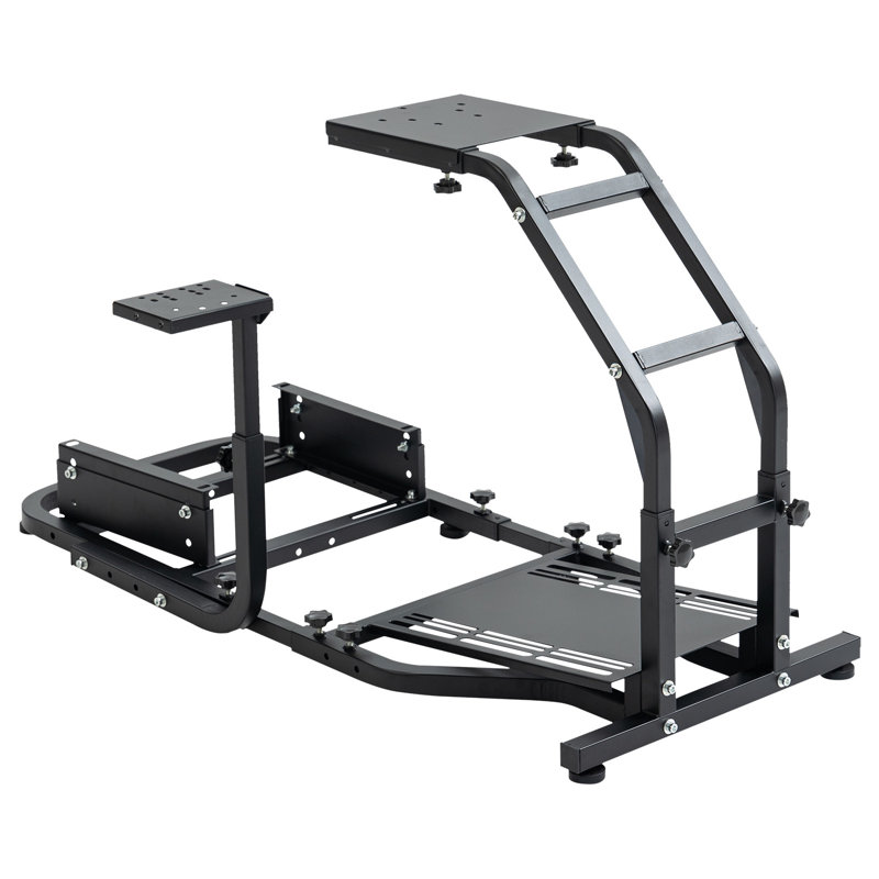 Adjustable Racing Simulator Cockpit – Compatible with Logitech G25, G27, G29, G920, G923 & Thrustmaster T300 (Steering Wheel, Pedals & Seat Not Included)