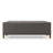 Arloine Top Grain Leather Sofa, Gray-437991897