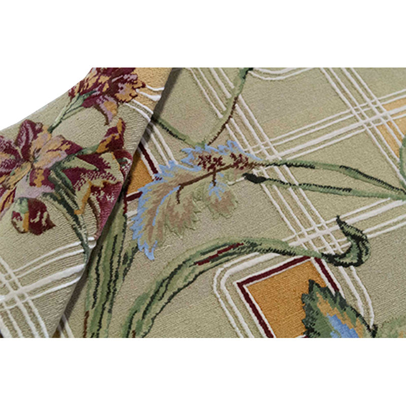 Floral Area Rug in Green/Yellow