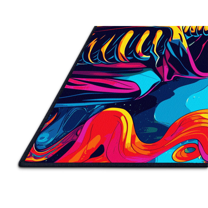 Dazzling Delirium Rug, Rectangle 6' x 9'