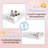 Full Size Floor Bed with High Rails, Solid Wood Montessori Bed with Lights & Storage Shelf for Baby,Kids Bed Frame for Girls, Boys, Floor Bed Frame Without Slats,White-1490730456-1487999245