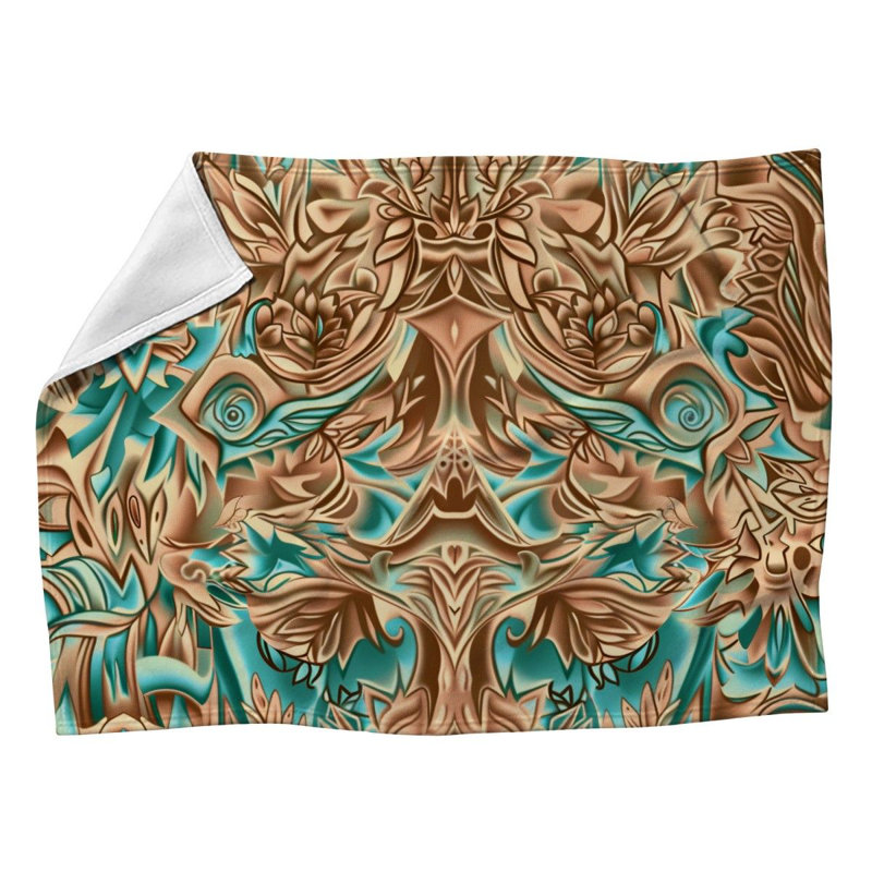  Baroque Fleece Blanket, L 50 po x L 60 po