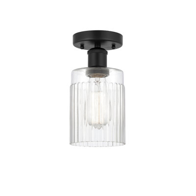 Kamena Glass Semi Flush Mount
