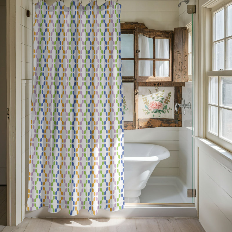 Fun Patterns - Premium Shower Curtain, 74"H x 71"W