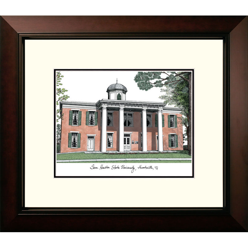 NCAA Sam Houston State Bearkats Legacy Alumnus Lithograph Picture Frame