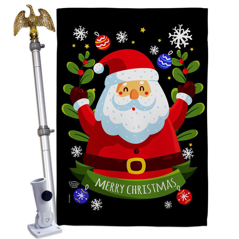 Ensemble de drapeaux en polyester 2 côtés 40 x 28 po