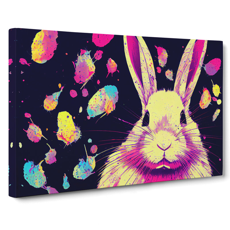 Rabbit Splash Vol.1 Abstract - Wrapped Canvas