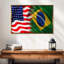 Drapeau des États-Unis et du Brésil-2133618812-2133618801