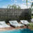 Chloe  Black Metal Privacy Screen