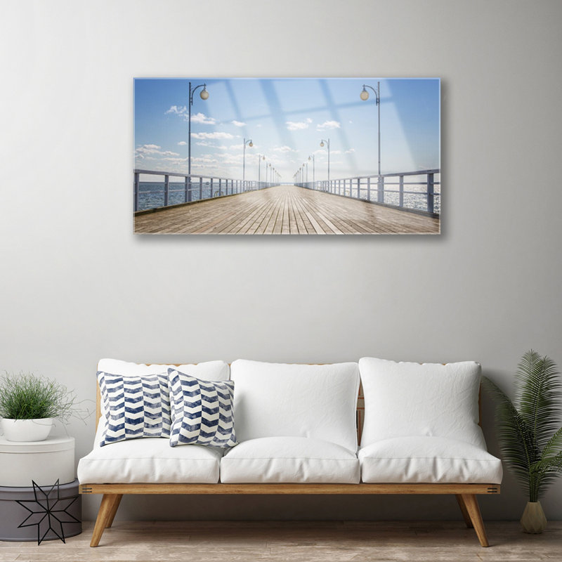 Bridge Architecture - Unframed Photograph on Glass