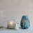 Large Textured Art Glass Vase