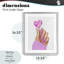 Reproduction encadrée sous verre rose, sous-verre, par Ziwei Li-1366046618-1366046621