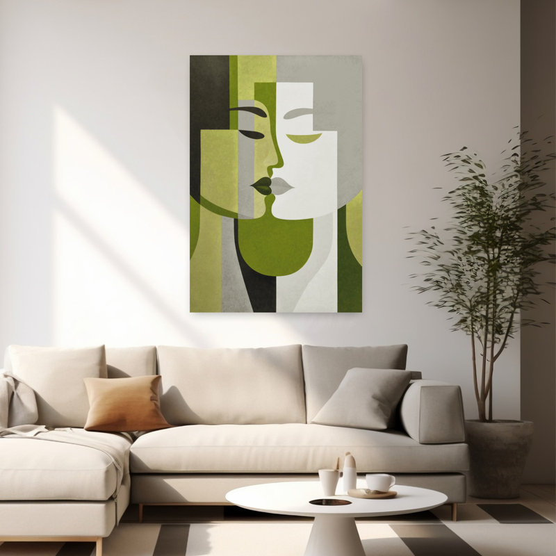 Art contemporain contemporain abstrait, H 60 po x l 40 po