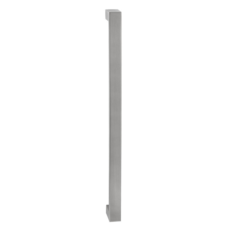 Poignée d’appoint en nickel satiné de 16 po Architectural Flat, Nickel satiné, 16"