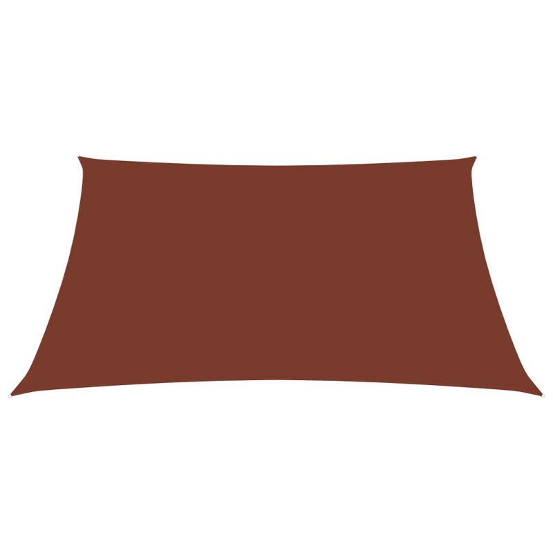 Anjay A6/*4m x 6m Rectangular Shade Sail, Terracotta