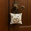 Ornement suspendu en tissu crème Lhasa Apso-2087202734
