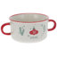 Speckled Stoneware Christmas Soup Mugs