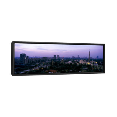 «Dusk Cairo Gezira Island Égypte», reproduction de photo sur toile