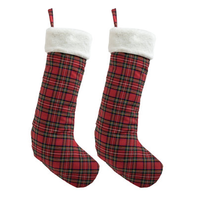 Plaid Christmas Stocking
