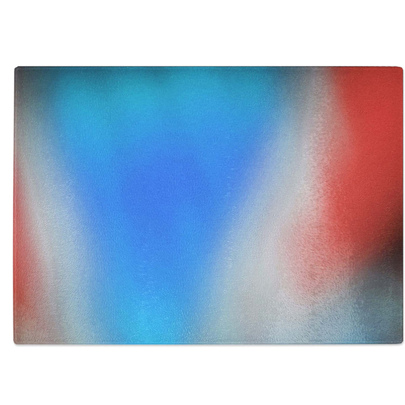Tempered Glass Blended Colours Chopping Board, 28.5 cm W x 20 cm L