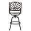 Tabouret pivotant en fonte d'aluminium