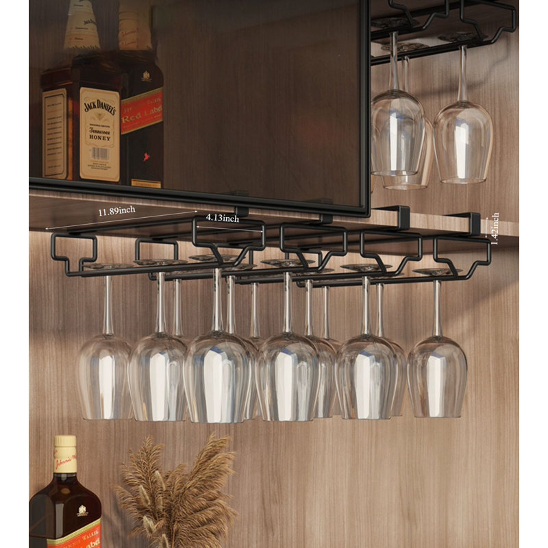 Support à verres à vin polyvalent et suspendu