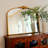 Vintage Gold Arched Wall Mirror-935530670