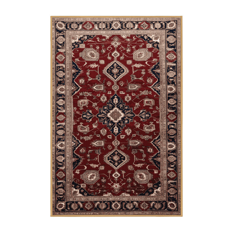 Tapis brun lavable à la machine, Rectangulaire 2 pi x 3 pi