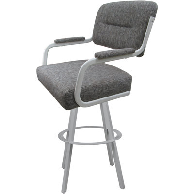 Tabouret de bar pivotant en métal 30 po sur base Warren