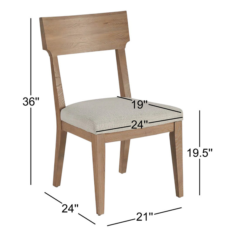 Griffith Park Upholstered Dining Chair, Natural