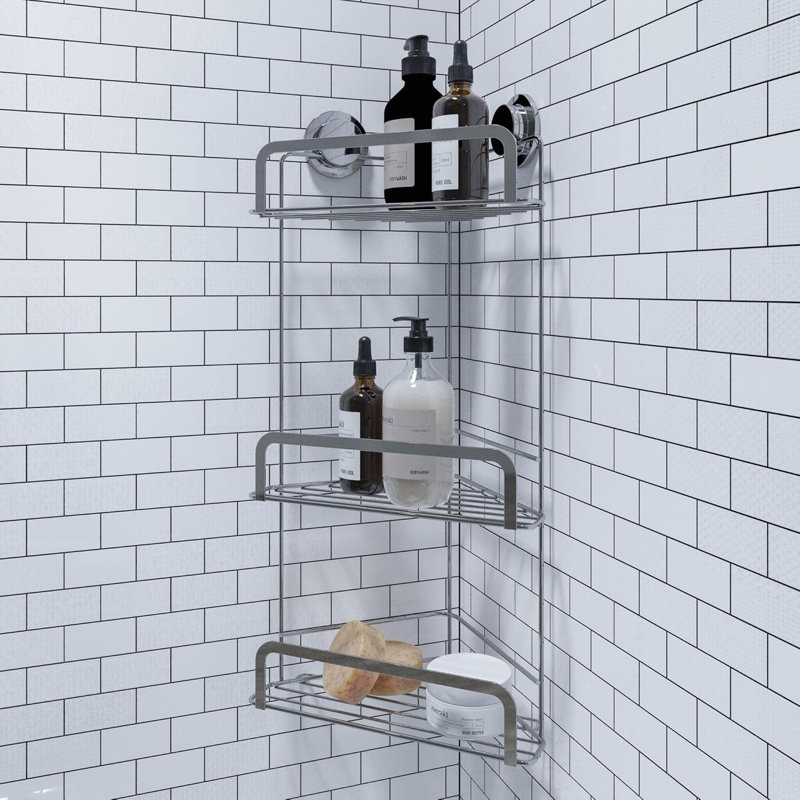 Stainless Steel Wall Bathroom Shelves