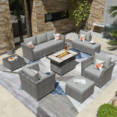 Cassville 6 - Person Patio Conversation Set with Cushions