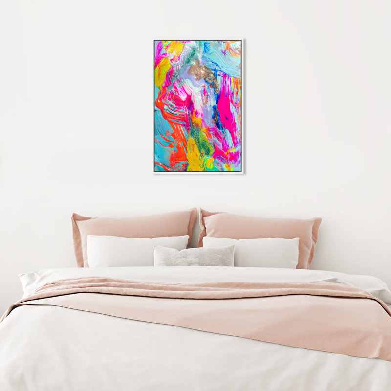 " Its On ", White Framed, 24" H x 16" W