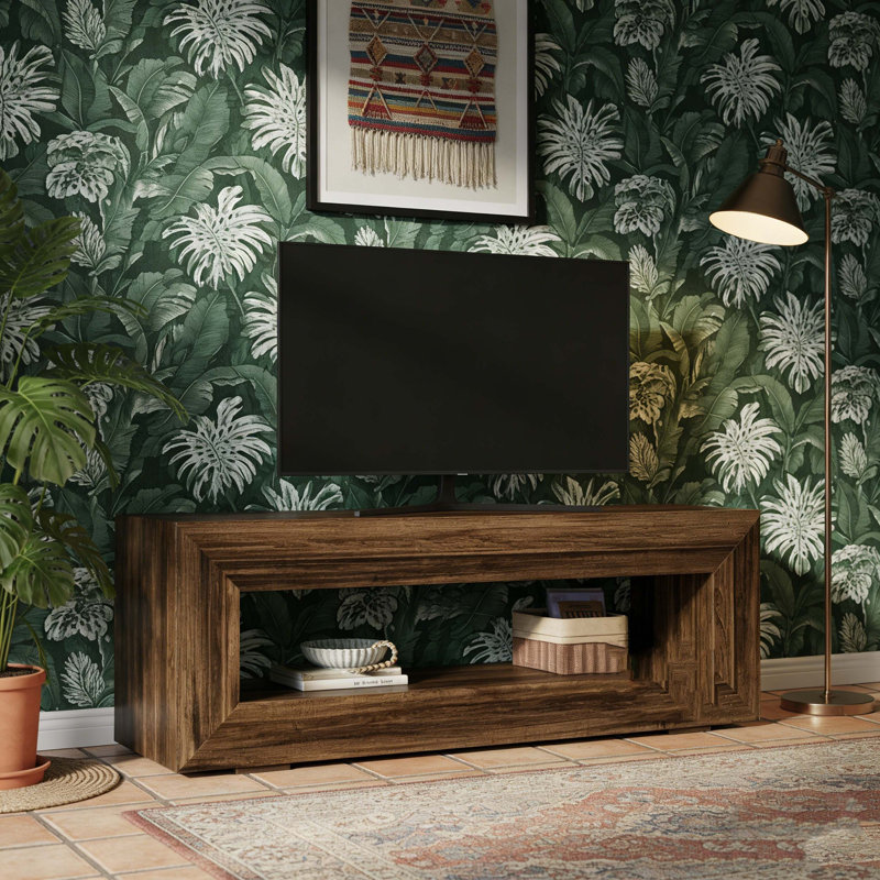Farmhouse Wooden TV Stand Entertainment Centers Console Table