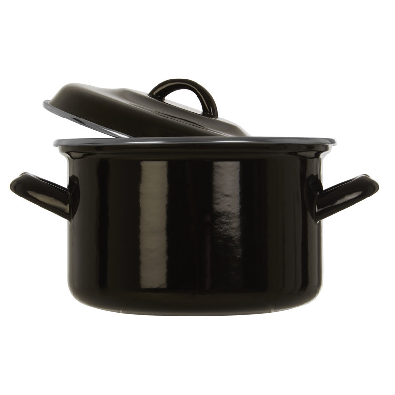 Danielburnham 2.6 l Aluminium Round Casserole, Black