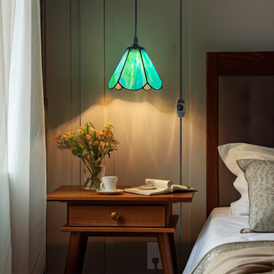 1 - Light7 inch hanging pendant plug in Pendant
