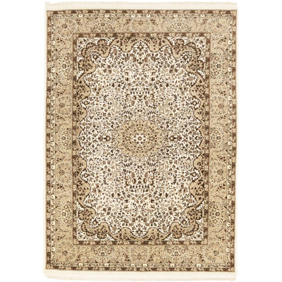 Tapis crème Thyrvi Traditional Indo Kerman