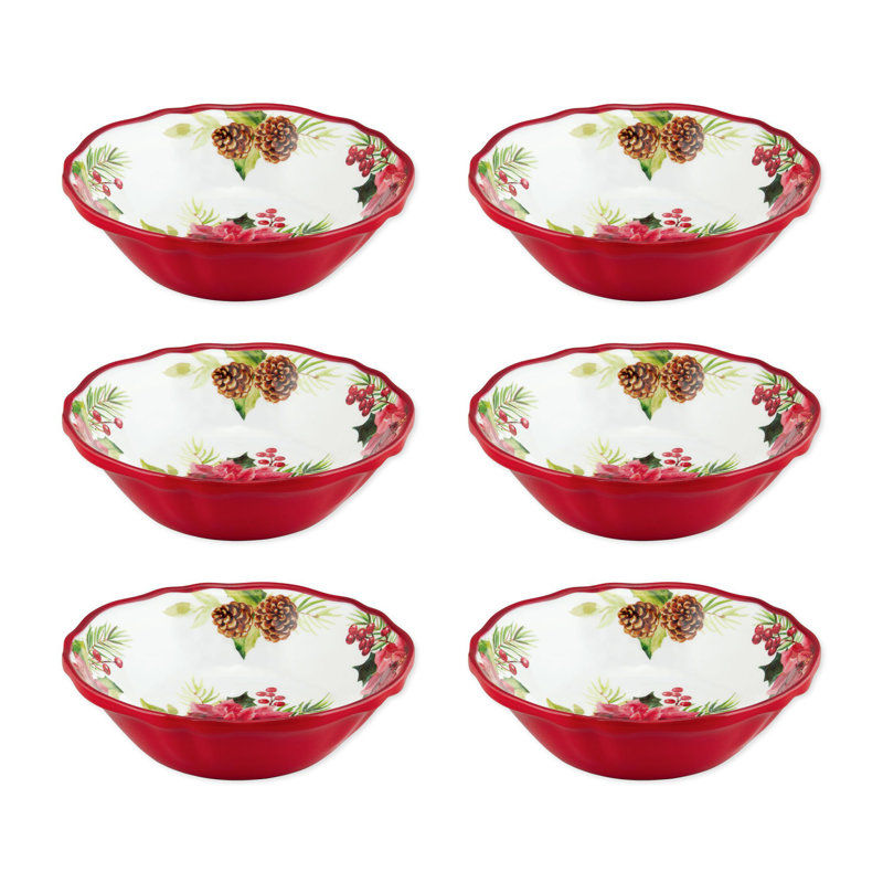 6 Piece Dining Salad Bowl Set