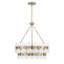 Lustre 5 lumières Bancroft en laiton noble-1556498899