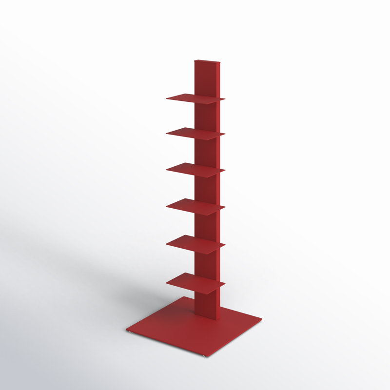 Ajax Steel Ladder Bookcase - Stylish & Space-Saving