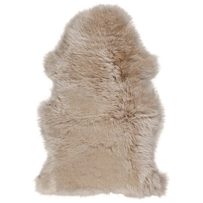 Alon Solid Colour Sheepskin Hand Woven 60cm X 95cm Area Rug