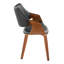 Arshad Highback Chair With Bent Wood Legs - Set Of 2-111032248