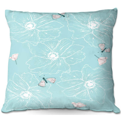  Couch Anemone Butterfly Throw Pillow