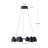 Yarrow 26-in Black Dimmable LED Chandelier